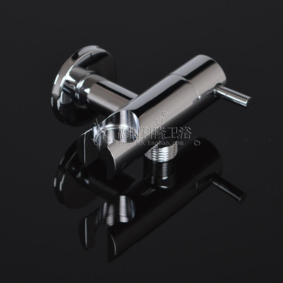 全铜马桶喷枪一进一出三通角阀支座 妇洗器花洒通用角阀带挂钩_家装家饰/装潢/灯具/五金/安防/卫浴_德国科隆卫浴